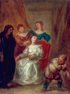 Scena da Don Chisciotte: Sancio Panza intrattiene la Duchessa, 1735